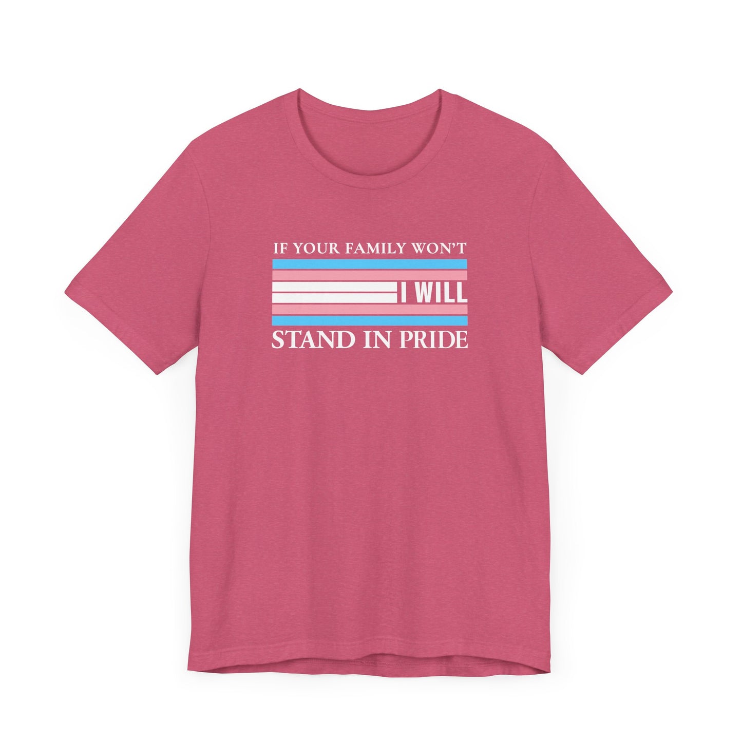 If your family won't...I will Trans Pride T-Shirt