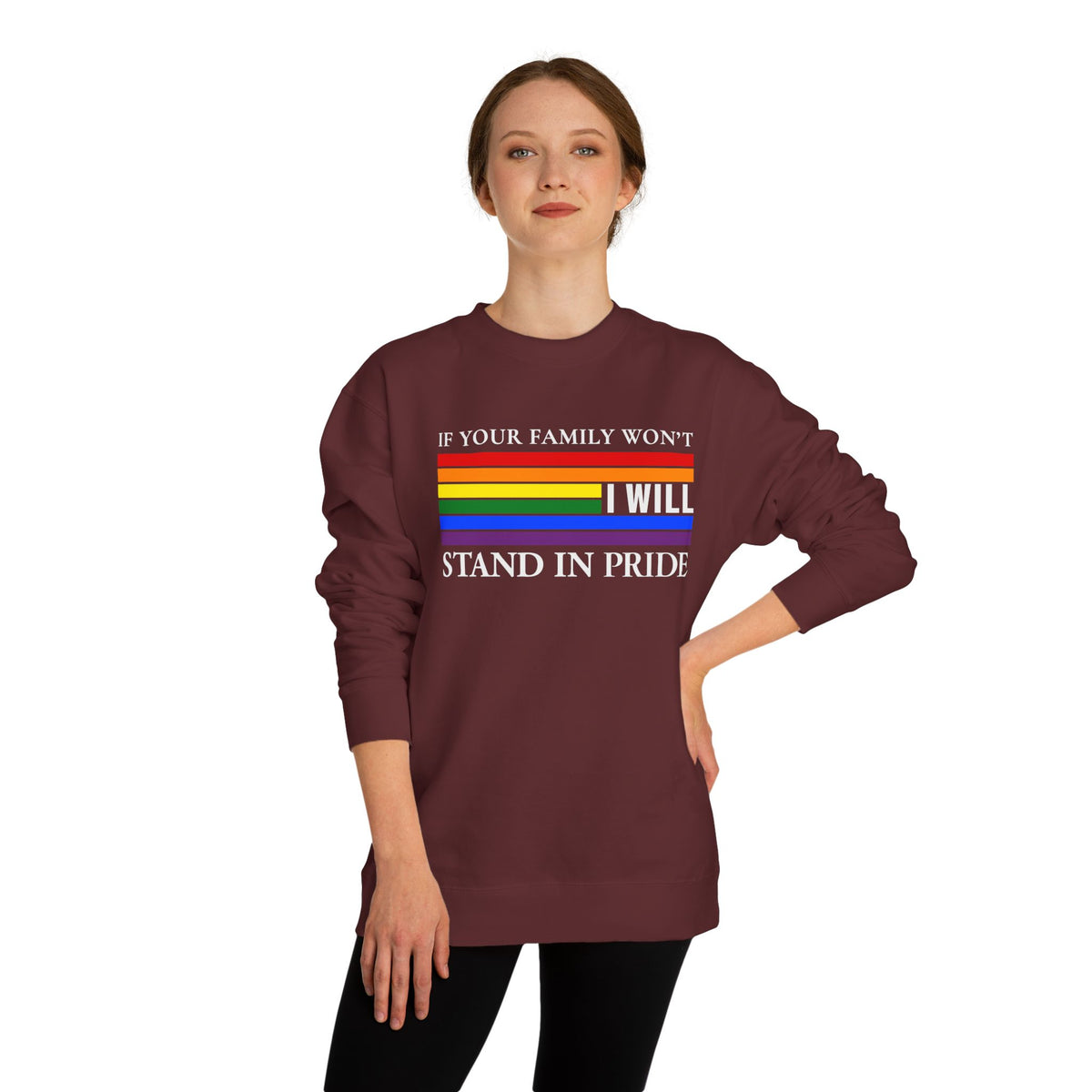 If Your Family Won't, I Will Stand In Pride Sweatshirt