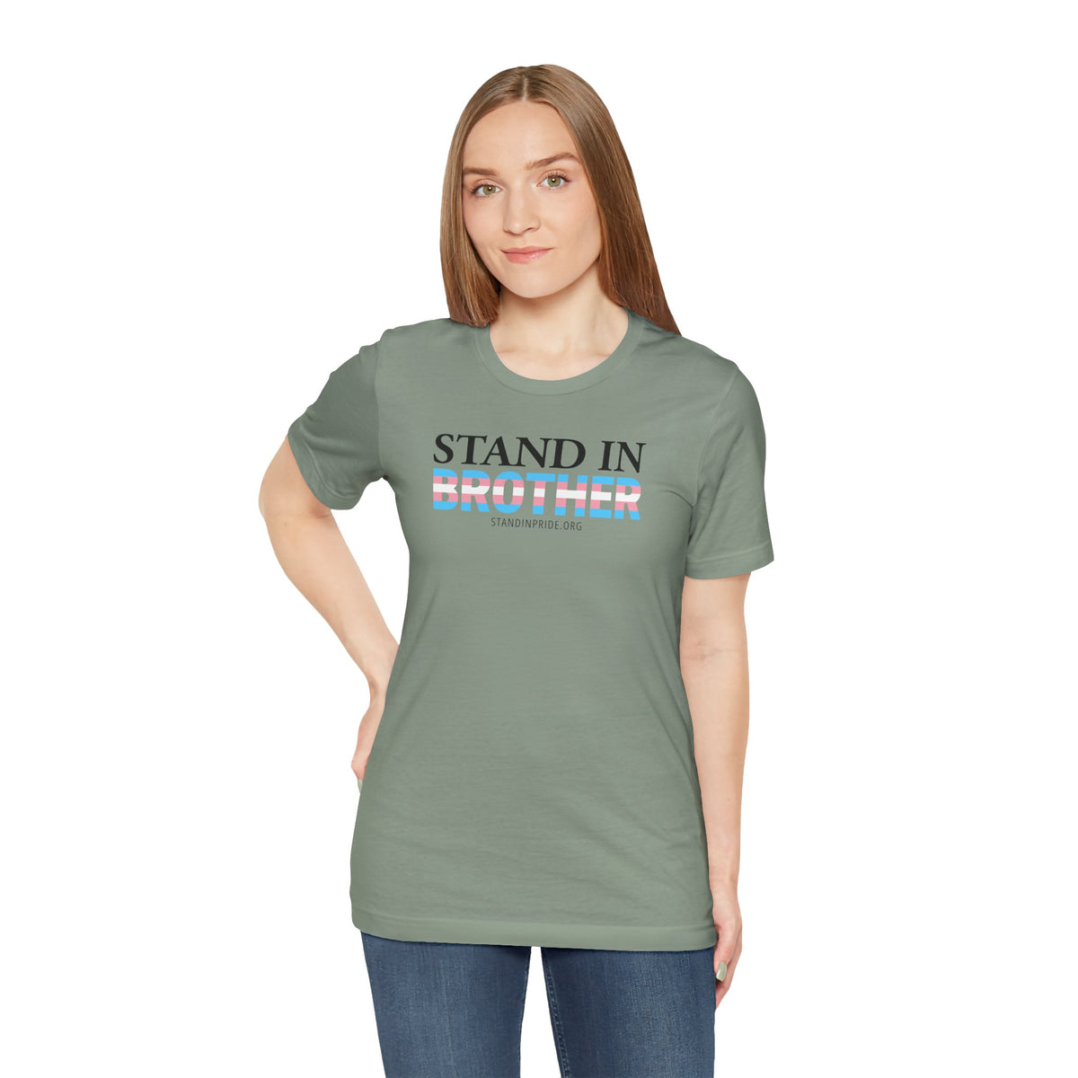 Stand In Brother - Trans Pride Tee