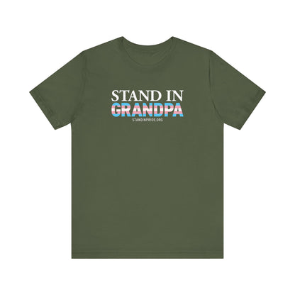 Stand In Grandpa Trans Flag Tee