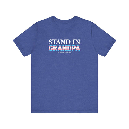 Stand In Grandpa Trans Flag Tee