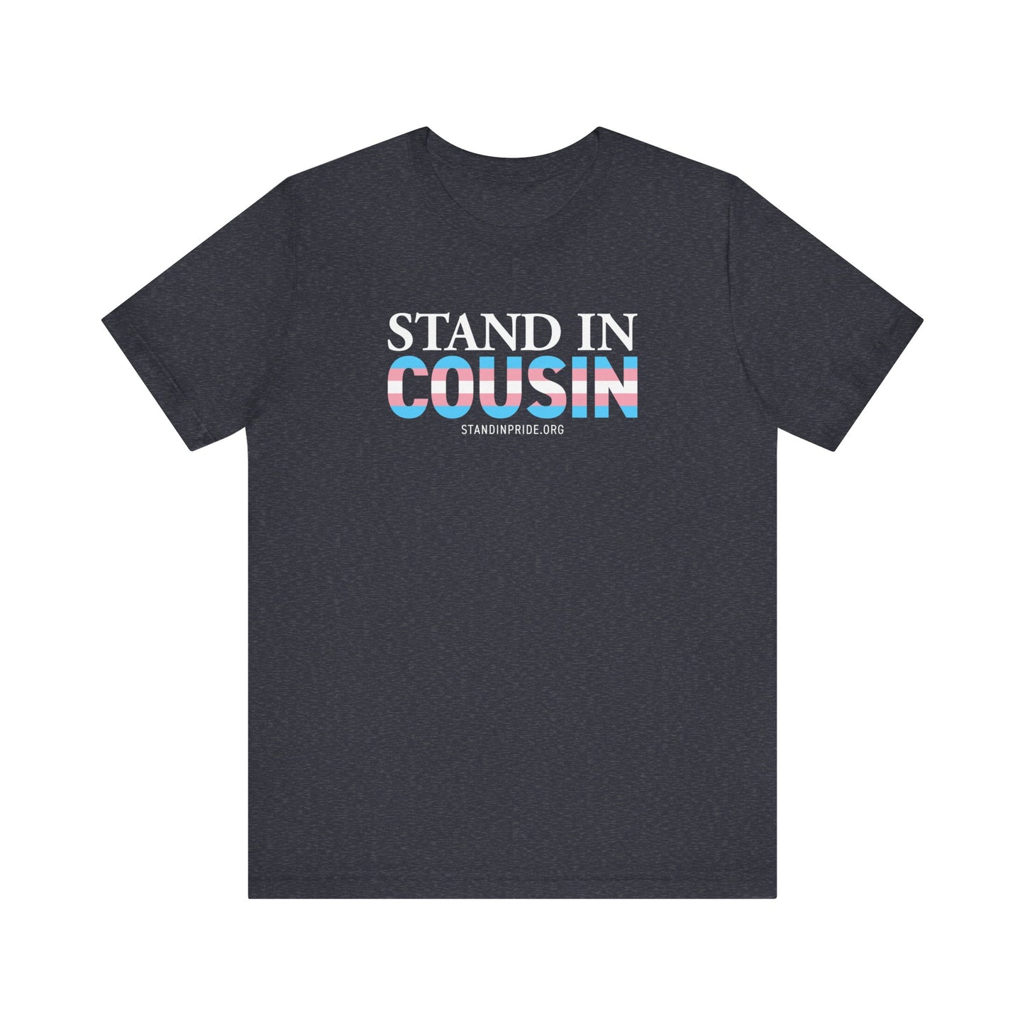 Stand In Cousin Trans Flag Tee