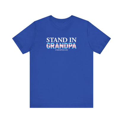 Stand In Grandpa Trans Flag Tee