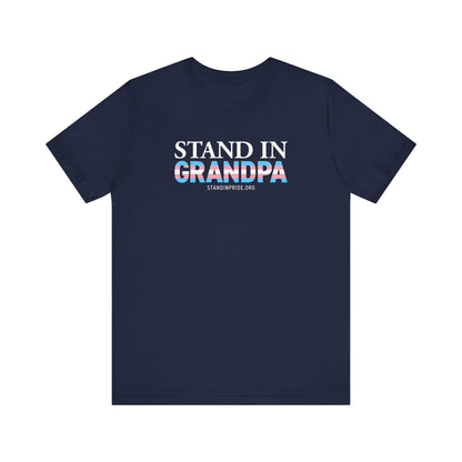 Stand In Grandpa Trans Flag Tee