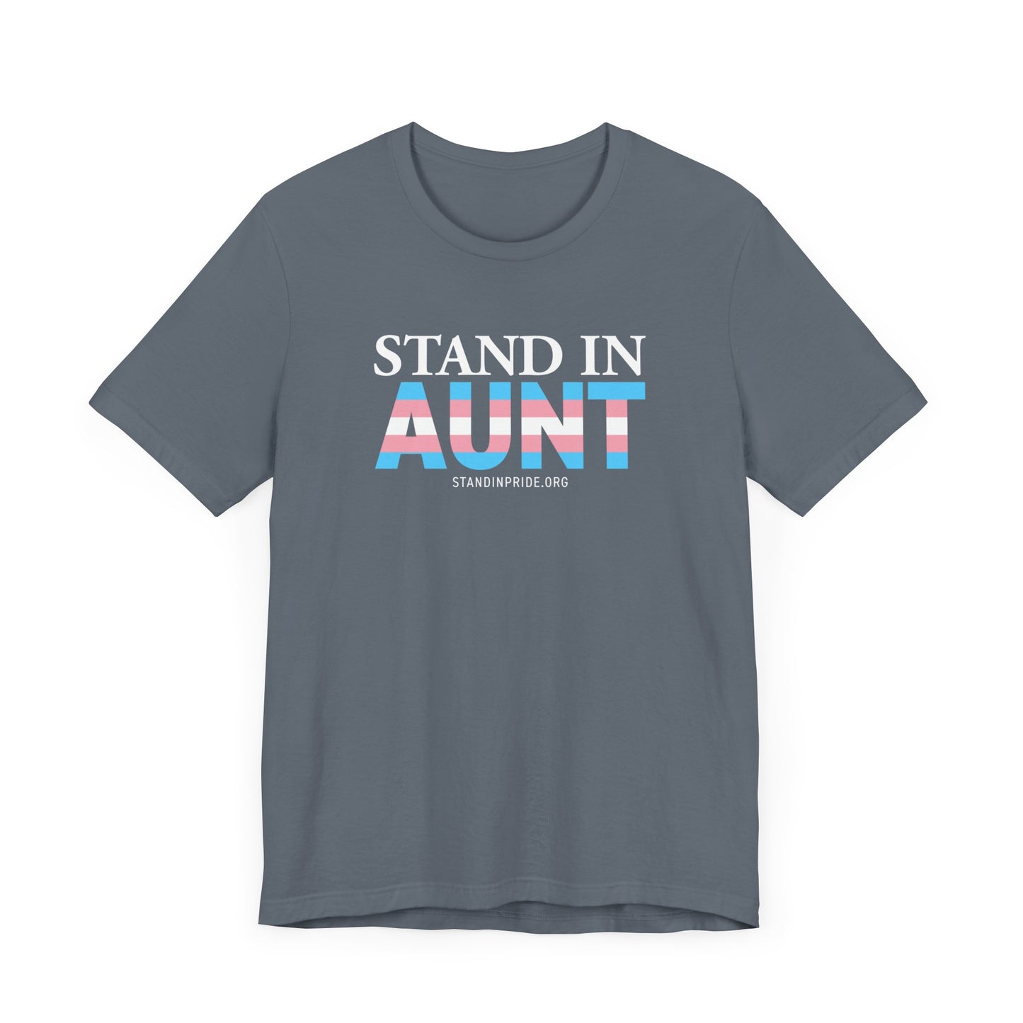 Stand In Aunt Trans Flag Tee