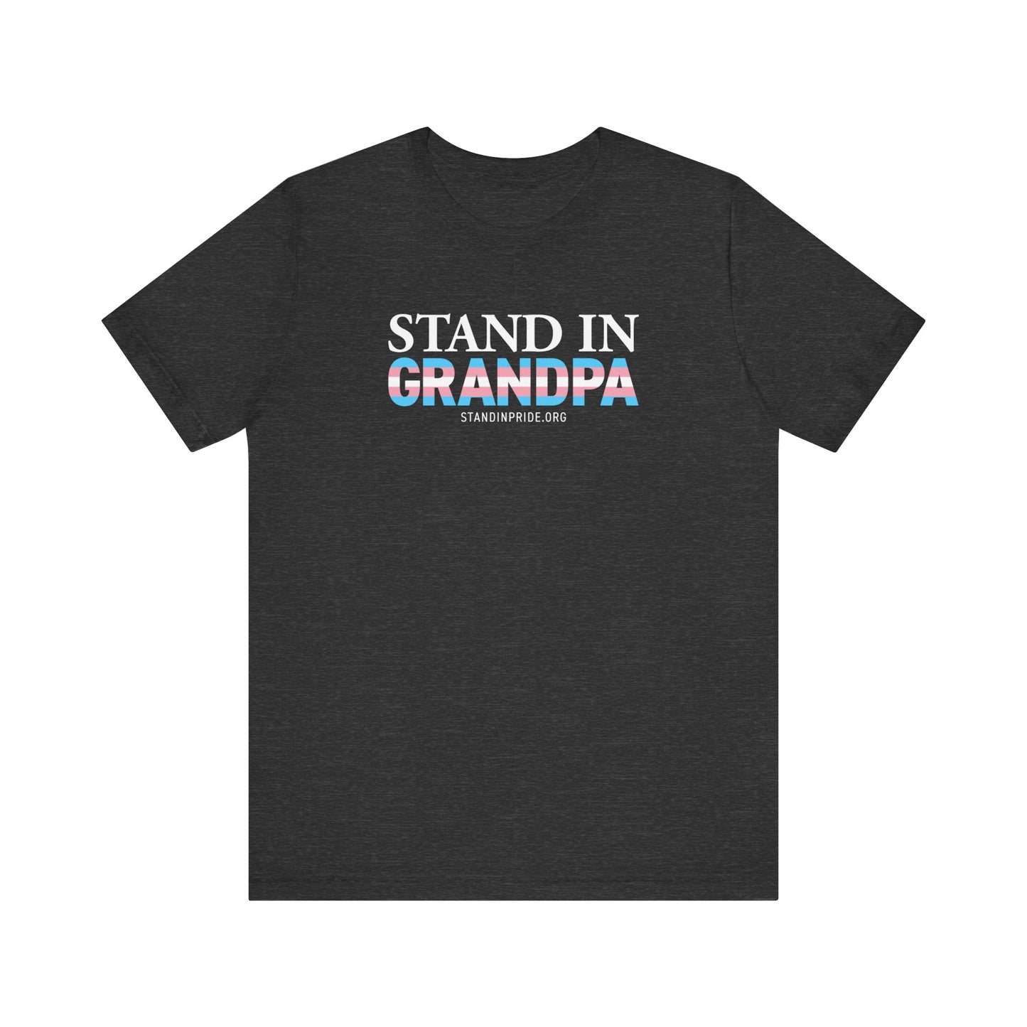 Stand In Grandpa Trans Flag Tee