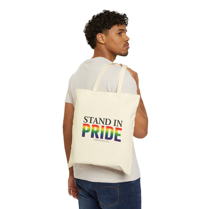 Stand In Pride Canvas Tote Bag