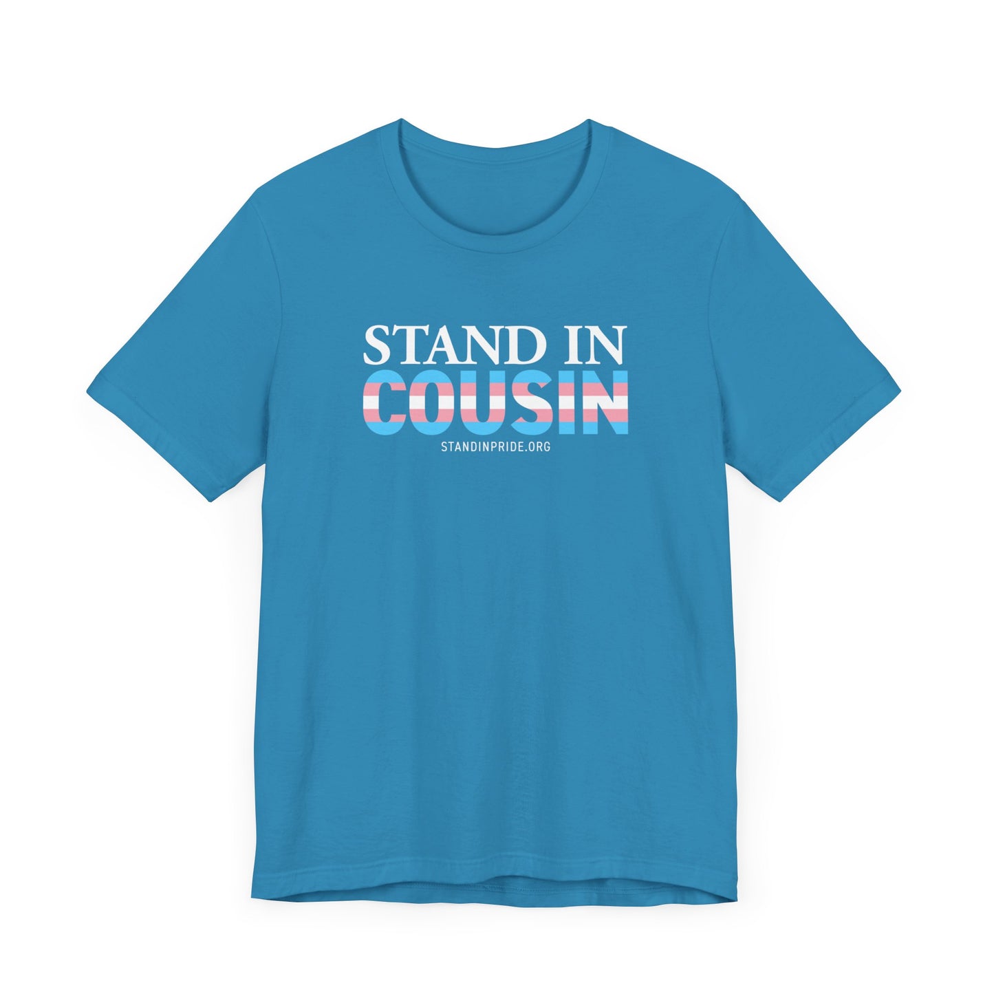 Stand In Cousin Trans Flag Tee