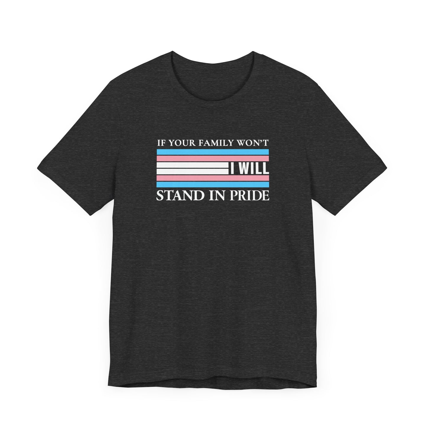 If your family won't...I will Trans Pride T-Shirt