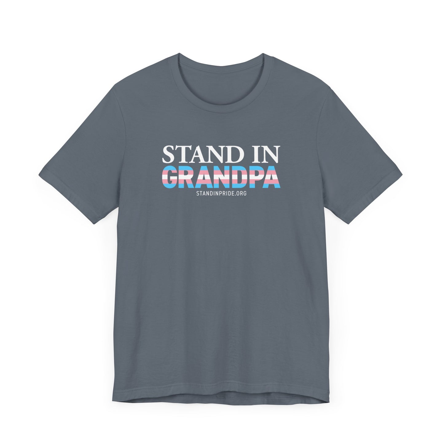 Stand In Grandpa Trans Flag Tee