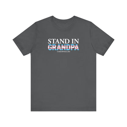 Stand In Grandpa Trans Flag Tee