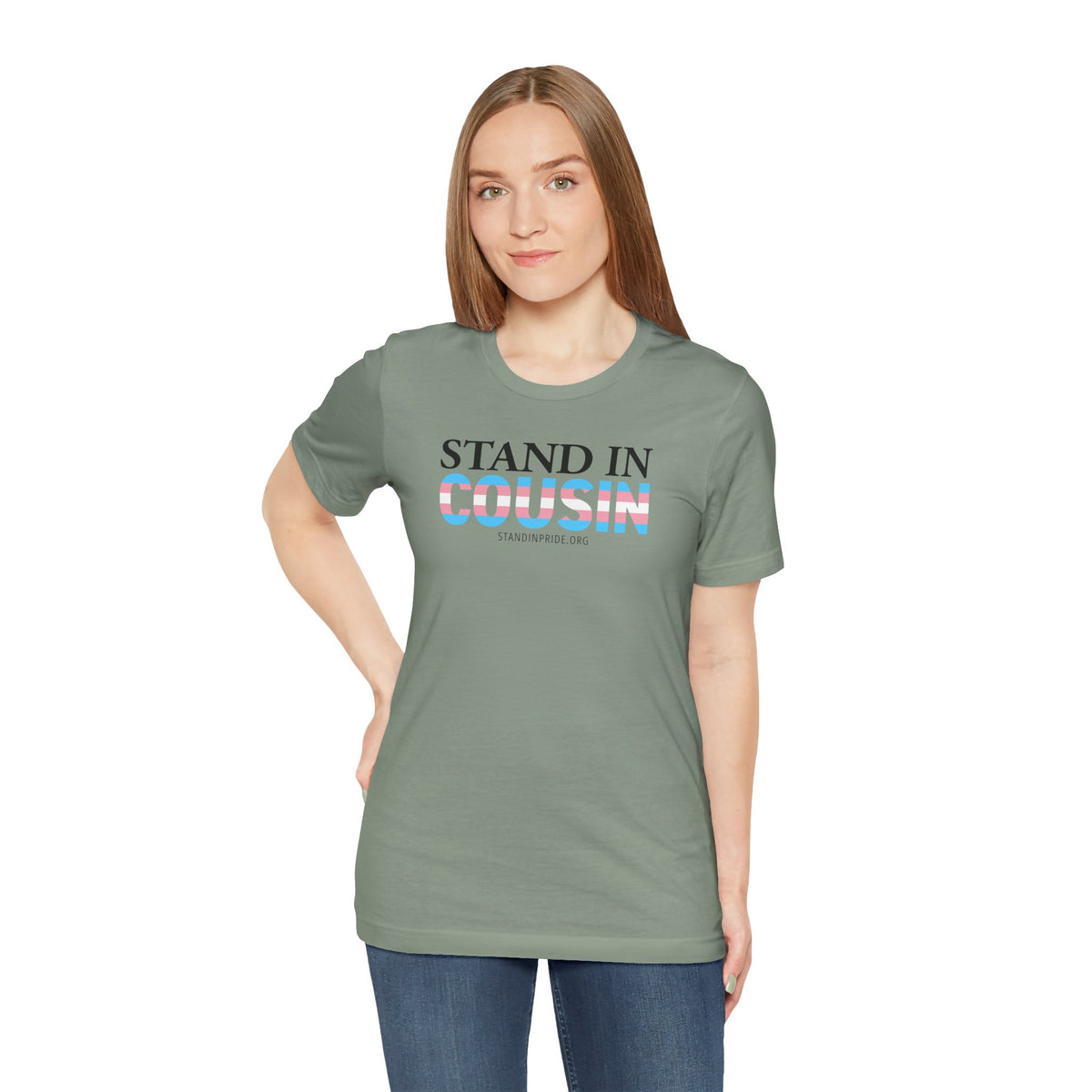 Stand In Cousin - Trans Pride Tee