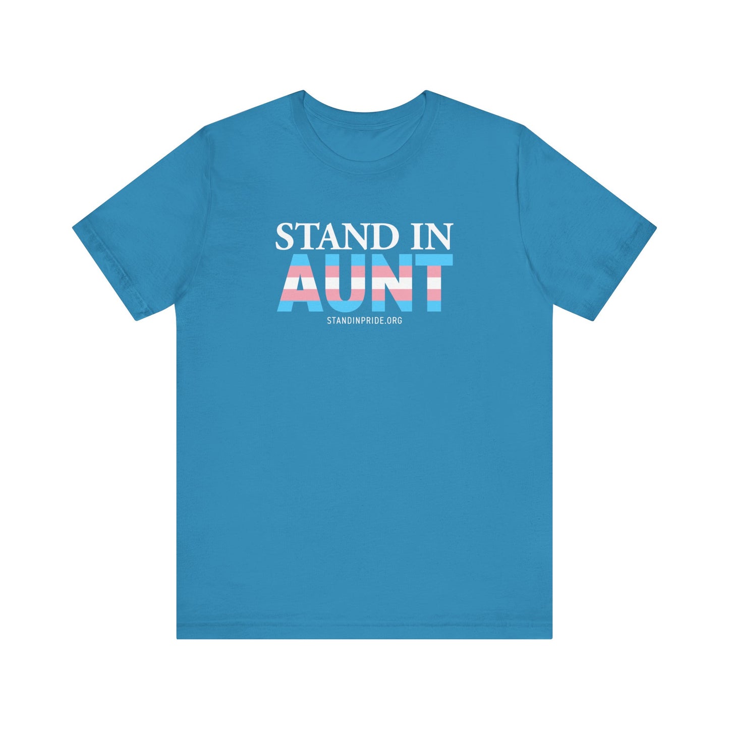 Stand In Aunt Trans Flag Tee