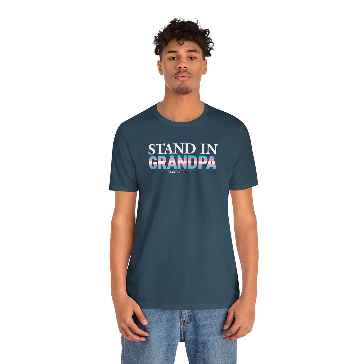 Stand In Grandpa - Trans Pride Tee