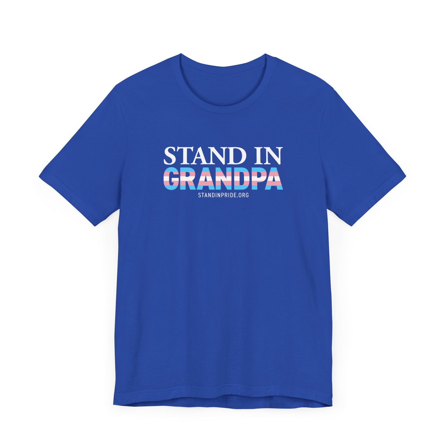 Stand In Grandpa Trans Flag Tee