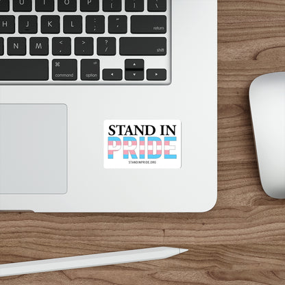 Stand In Pride Trans Flag Sticker