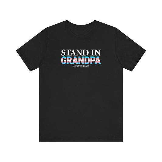 Stand In Grandpa Trans Flag Tee