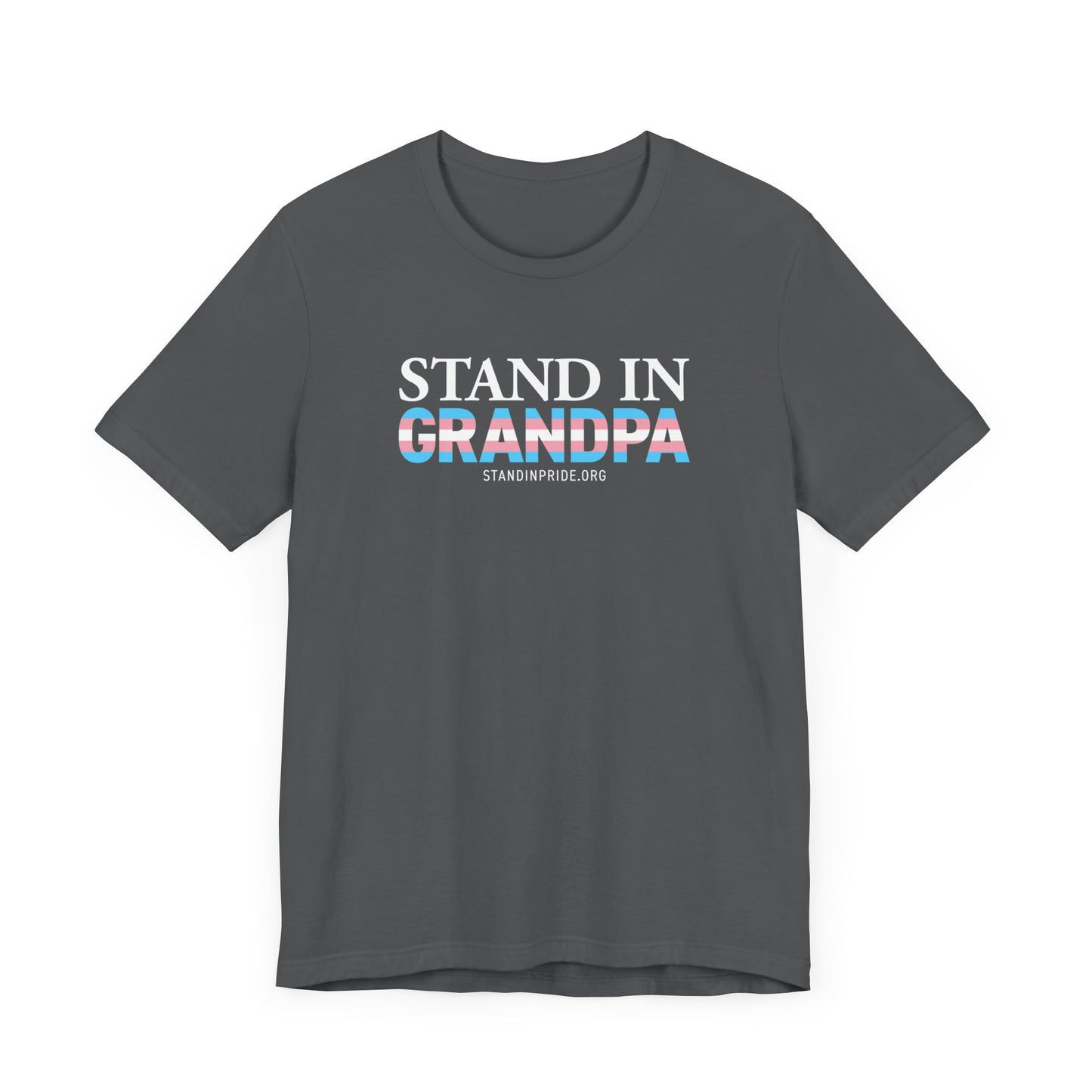 Stand In Grandpa Trans Flag Tee